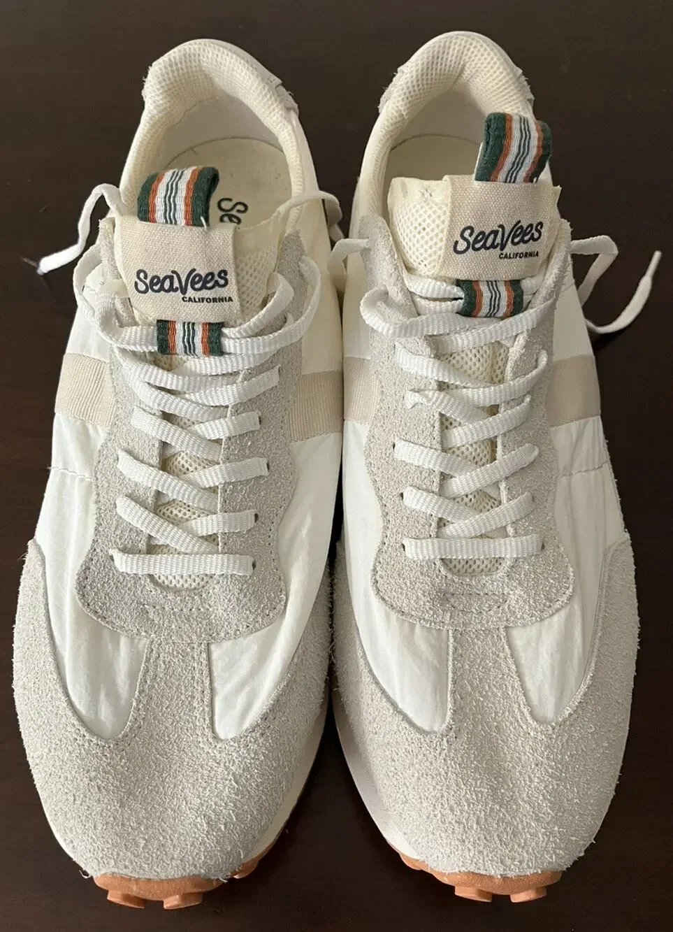 SeaVees Acorn Trainer White Clay Retro Low Top Shoes Sneakers Mens Size 12